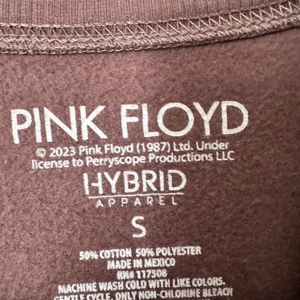 Pink Floyd Band Tour Retro Sweater Womens SMALL Brown Sweatshirt Pullover - Picture 5 of 9